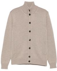 Zanone - Button-Up Wool Cardigan - Lyst