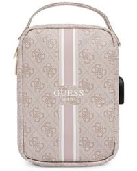 Guess - Monogram-Print Logo-Stripe Bag - Lyst
