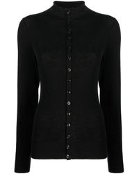 Lemaire - High Neck Cardigan - Lyst