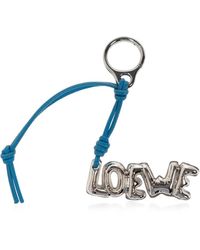 Loewe - Porte-Clés En Cuir À Pendentif Logo Blown - Lyst