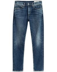 Rag & Bone - Whiskered Faded-Effect Jeans - Lyst