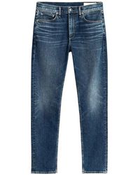 Rag & Bone - Whiskered Faded-Effect Jeans - Lyst