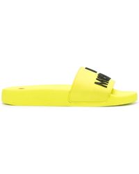 Love Moschino - Slippers Met Logo-reliëf - Lyst