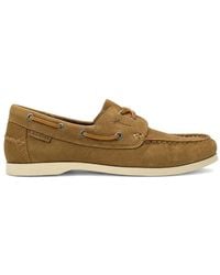 Manebí - Lace-Up Suede Boat Shoes - Lyst