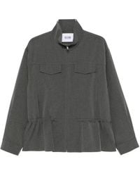 ELEH - Pinstripe Drawstring-Waist Jacket - Lyst