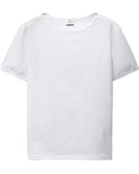 Versace - Katoenen-Jersey T-Shirt Met Borduurwerk - Lyst