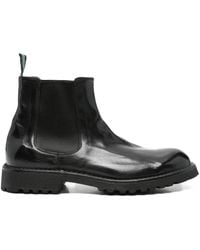 Green George - Botas de piel con panel elástico - Lyst