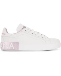 Dolce & Gabbana - Sneakers Portofino Calfskin - Lyst