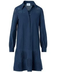 Akris Punto - Robe Courte À Broderies - Lyst