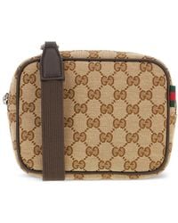 Gucci - Gg Monogram Crossbody Clutch Bag - Lyst