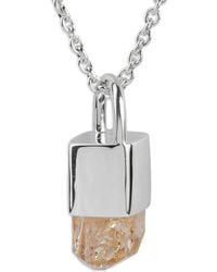 Parts Of 4 - Sterling Talisman Imperial Topaz Necklace - Lyst
