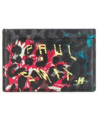 Paul Smith Cartera con motivo de leopardo - Negro