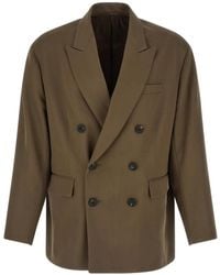 stein - Double-Breasted Blazer - Lyst