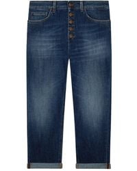 Dondup - Buttoned Cuffed Jeans - Lyst