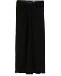 A.M.G - Gonna Midi Con Ruches - Lyst