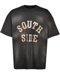 BREATH - Rhinestone-Embellished Faded T-Shirt - Lyst