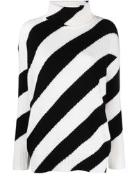 Valentino Garavani - Striped Virgin Wool Jumper - Lyst