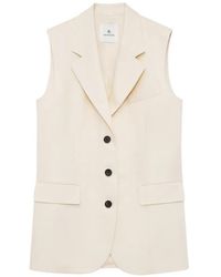 Anine Bing - Sara Notched-Lapels Vest - Lyst