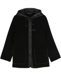 Fay - Hooded Toggle-Fastening Coat - Lyst