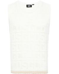 Gcds - Monogram Macramé Sleeveless Jumper - Lyst