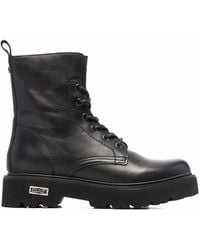 Cult - Chunky Leather Boots - Lyst