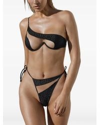 GOD SAVES QUEENS - Leopard-Print Cut-Out Bikini Bottom - Lyst
