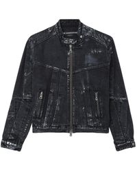 ANDERSSON BELL - Distressed-effect Denim Jacket - Lyst