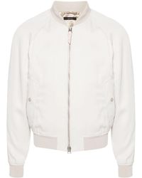 Tom Ford - Leather-trim Bomber Jacket - Lyst