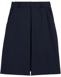 Ami Paris - Shorts Met Wijde Pijpen En Vlakken - Lyst