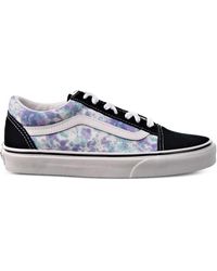 Vans - Old Skool Sneakers Met Tie-Dye Print - Lyst