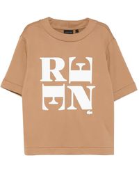 Lacoste - Graphic-Print Cotton T-Shirt - Lyst