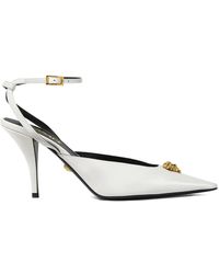 Versace - 85Mm La Medusa-Head Pointed-Toe Pumps - Lyst