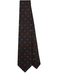 Barba Napoli - Square-Jacquard Tie - Lyst