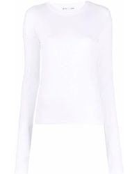 BITE STUDIOS - Semi-Doorzichtig Katoenen T-Shirt - Lyst