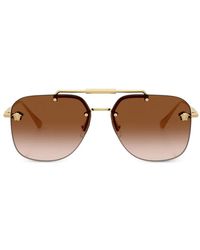 Versace - Pilotenbrille Mit Medusa-Motiv - Lyst