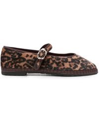 Flabelus - Pierre Leopard-Print Ballet Flats - Lyst