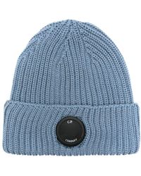 C.P. Company - Lens Detail Beanie Hat - Lyst