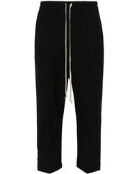 Rick Owens - Pressed-crease Tapered-leg Trousers - Lyst