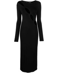 Concepto - Cut-out Fitted Maxi Dress - Lyst