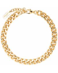 Saint Laurent - Medium Curb Chain Bracelet - Lyst