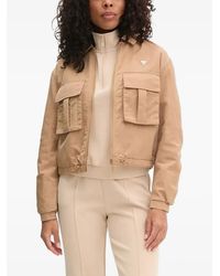 Guess - Zip-Up Bomber Jacket - Lyst