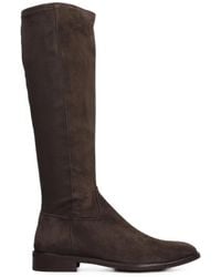 Julie Dee - Suede Knee-High Boots - Lyst