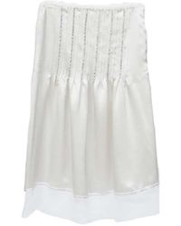 3.1 Phillip Lim - Jupe En Satin Ornée D'Incrustations De Cristal - Lyst