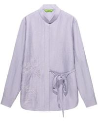 Shanghai Tang - Tie-Detail Shirt - Lyst