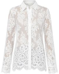 CISSA - The Classic Floral-Lace Shirt - Lyst
