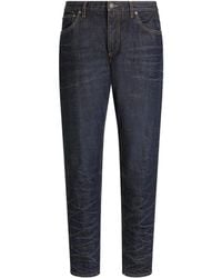 Dolce & Gabbana - Loose Cotton Denim Jeans - Lyst