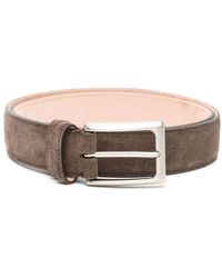 N.Peal Cashmere - Buckled Suede Belt - Lyst