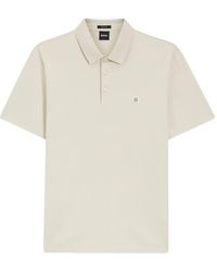 BOSS - Buttoned Logo-Detail Polo Shirt - Lyst