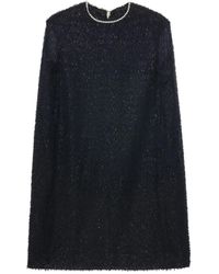 Carven - Robe Mi-Longue À Effet Métallisé - Lyst