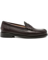 Sebago - Ravenna Grainy Leather Loafers - Lyst